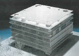 写真 せんだいメディアテークの模型