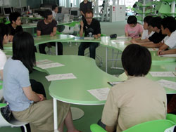 CMの技法の様子その1