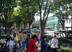 smt前の定禅寺通りの様子