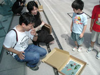 10分ぐらいで焼き付け完了