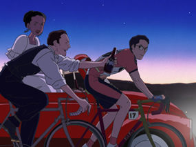 ぺぺとアンヘルとカルメンの写真