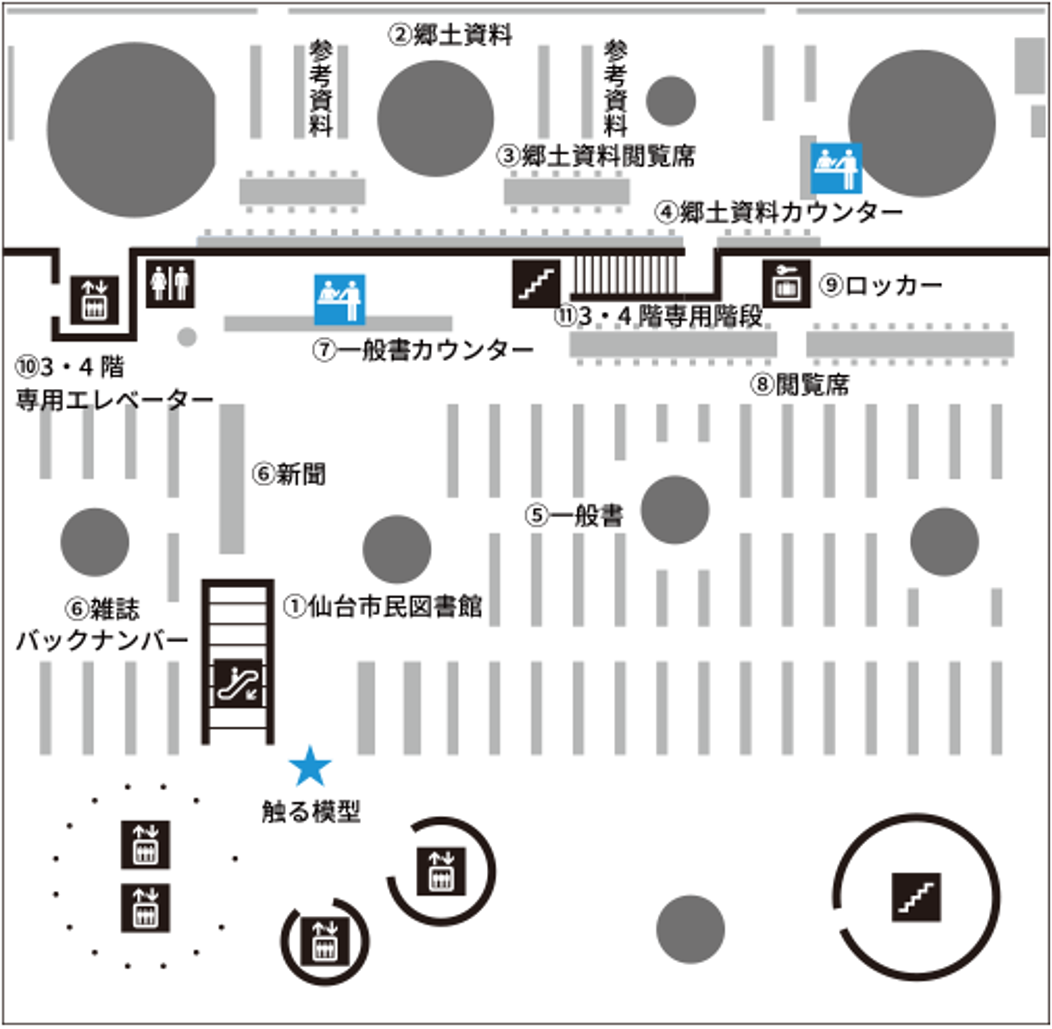 画像 3・4階の地図
